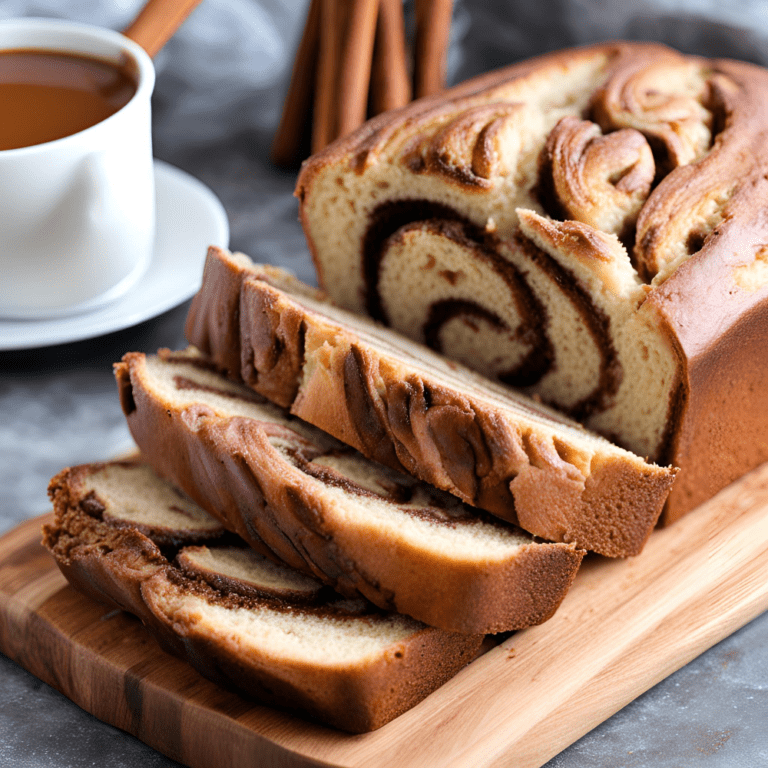 Homemade Cinnamon Swirl Bread slices on a plate with cinnamon sticks