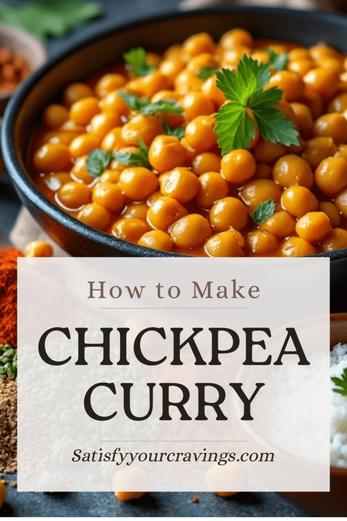 How to Make Chickpea Curry - Satisfyyourcravings.com