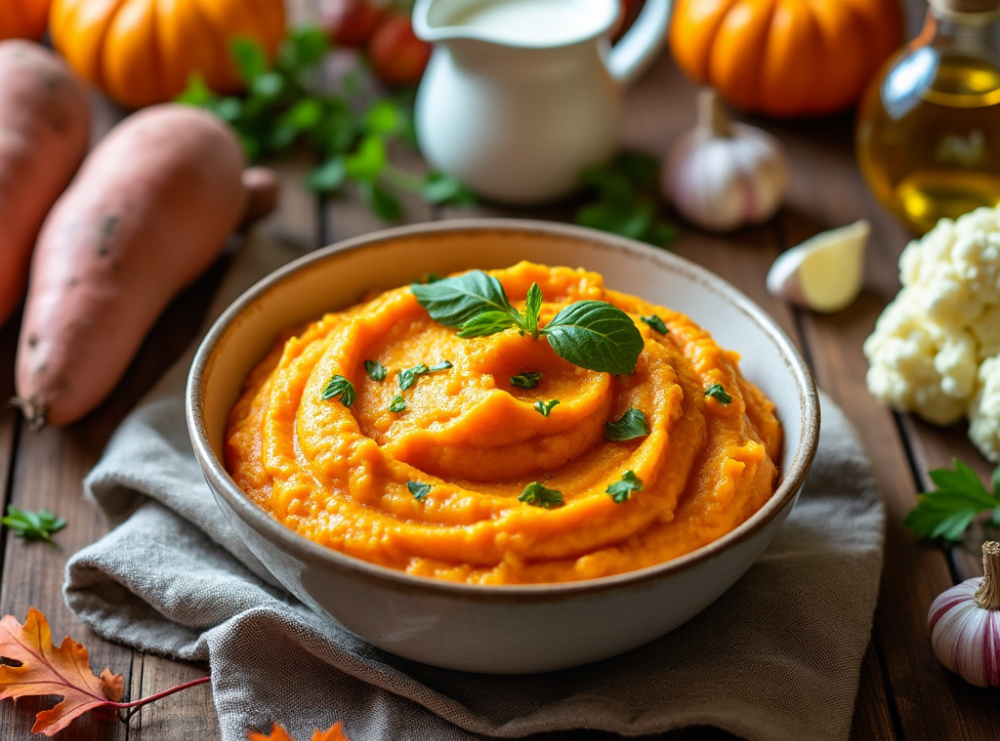 Sweet Potato and Cauliflower Mash - Satisfy Your Cravings