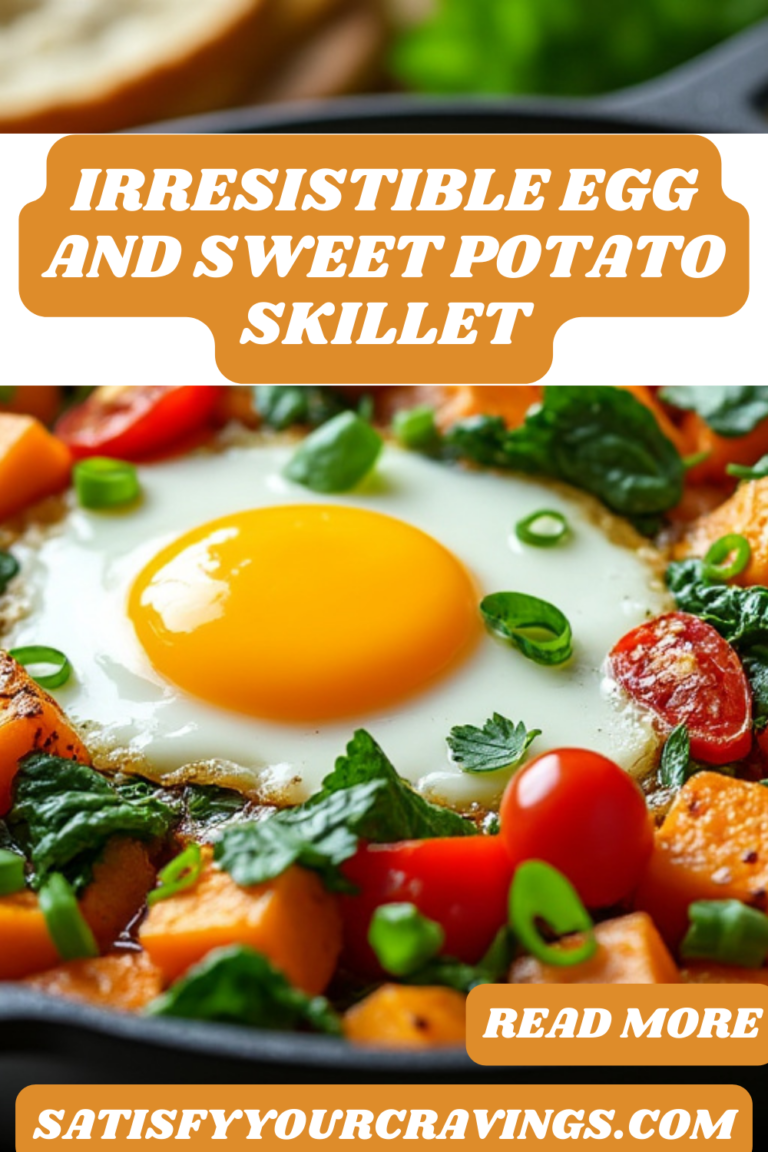 Egg and Sweet Potato Skillet with Cherry Tomatoes and Green Onions